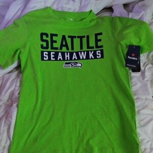 Fanatics Seattle Seahawks NWT Lime Green Tee Mens Sz Med